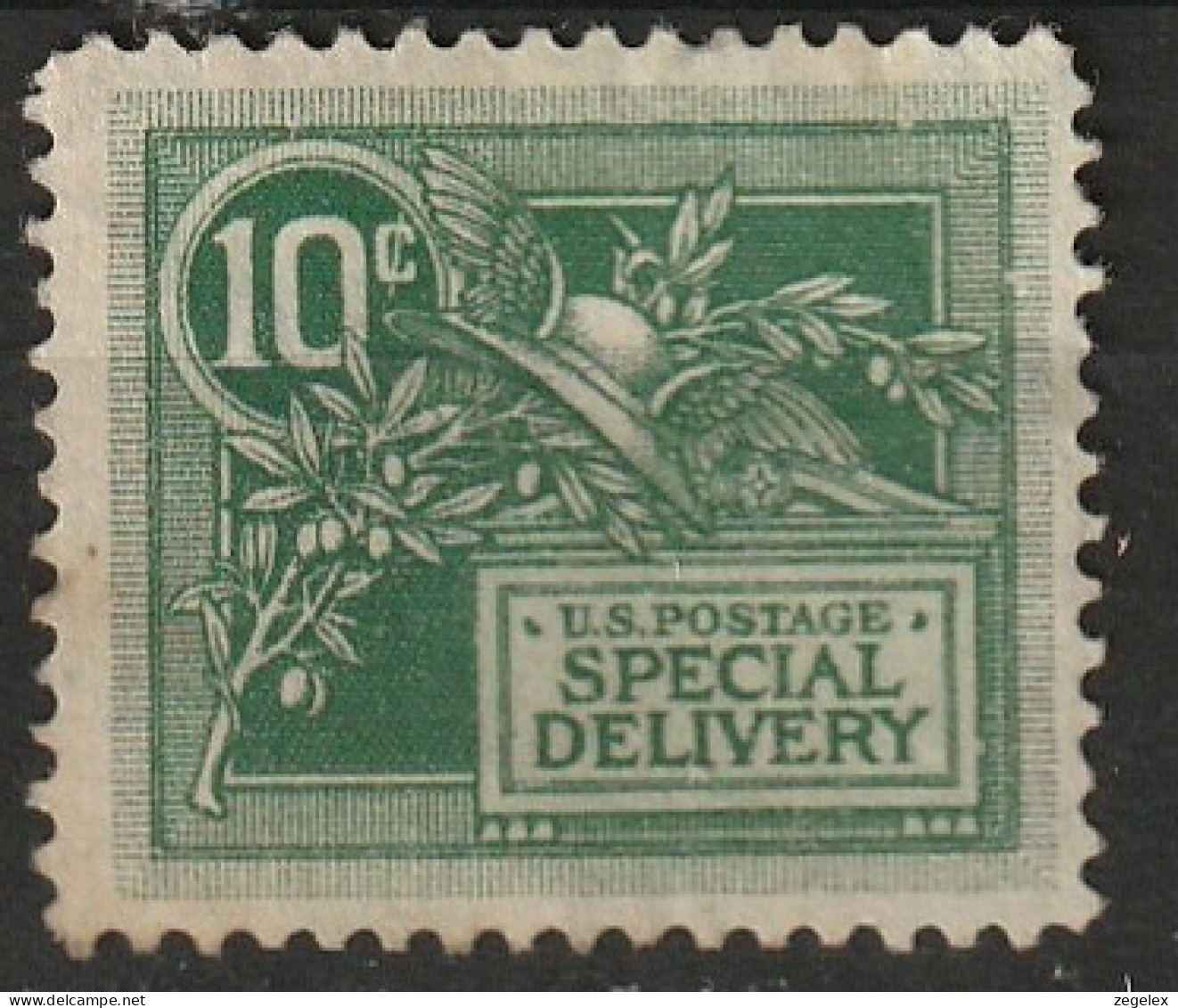 USA 1908 Special Delivery.  Scott No E7 Unused, MNG Mint No Gum - Special Delivery, Registration & Certified