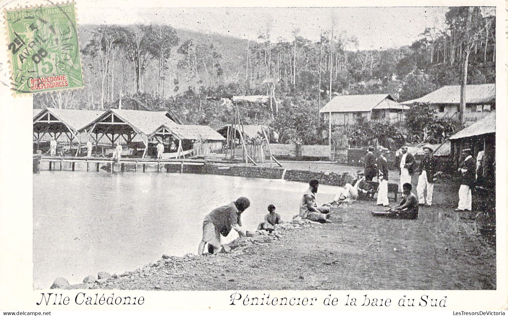 NOUVELLE CALEDONIE - Pénitencier De La Baie Du Sud - Carte Postale Animée - Nouvelle Calédonie