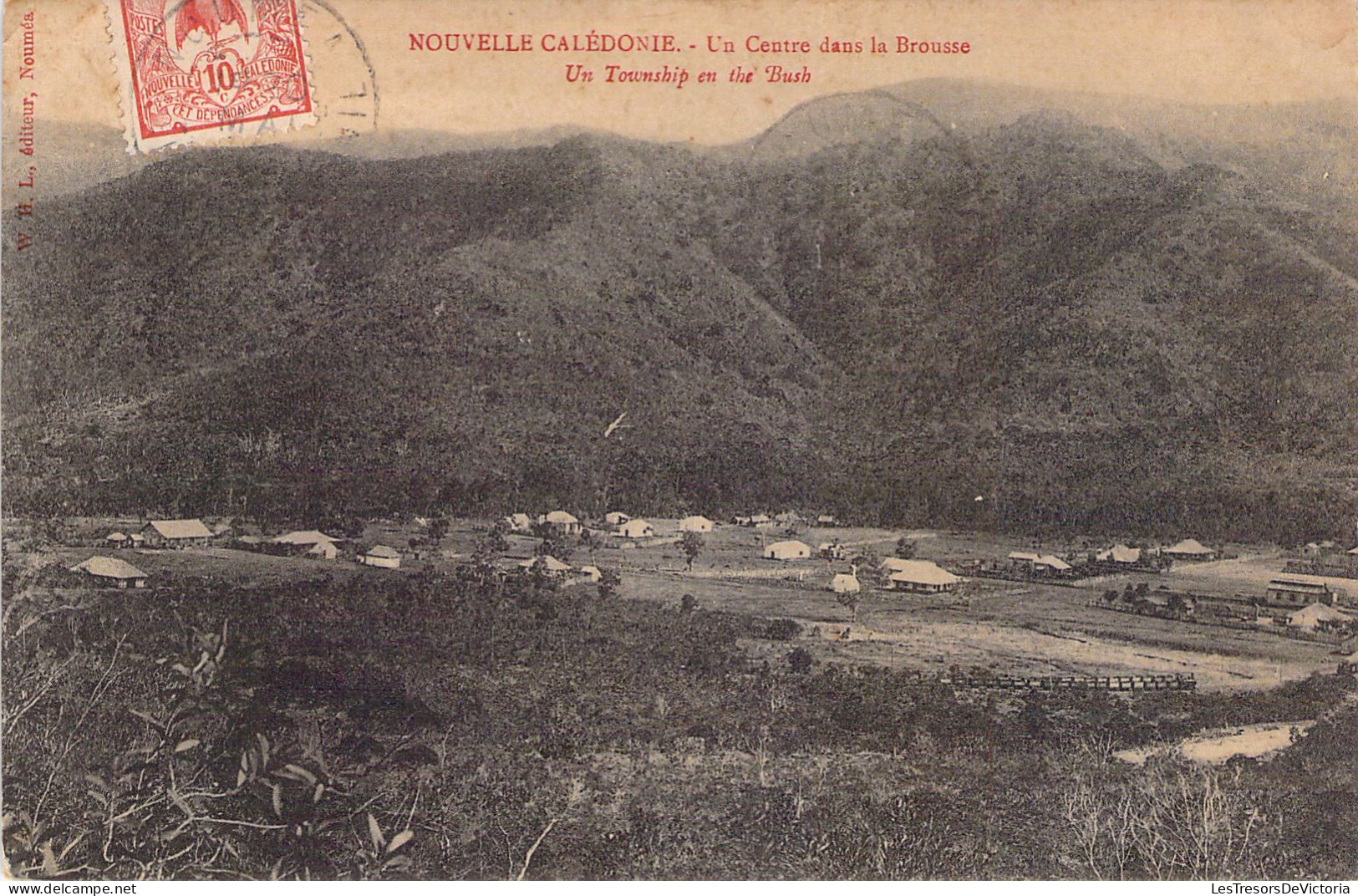 NOUVELLE CALEDONIE - Un Centre Dans La Brousse - Carte Postale Animée - Nouvelle Calédonie