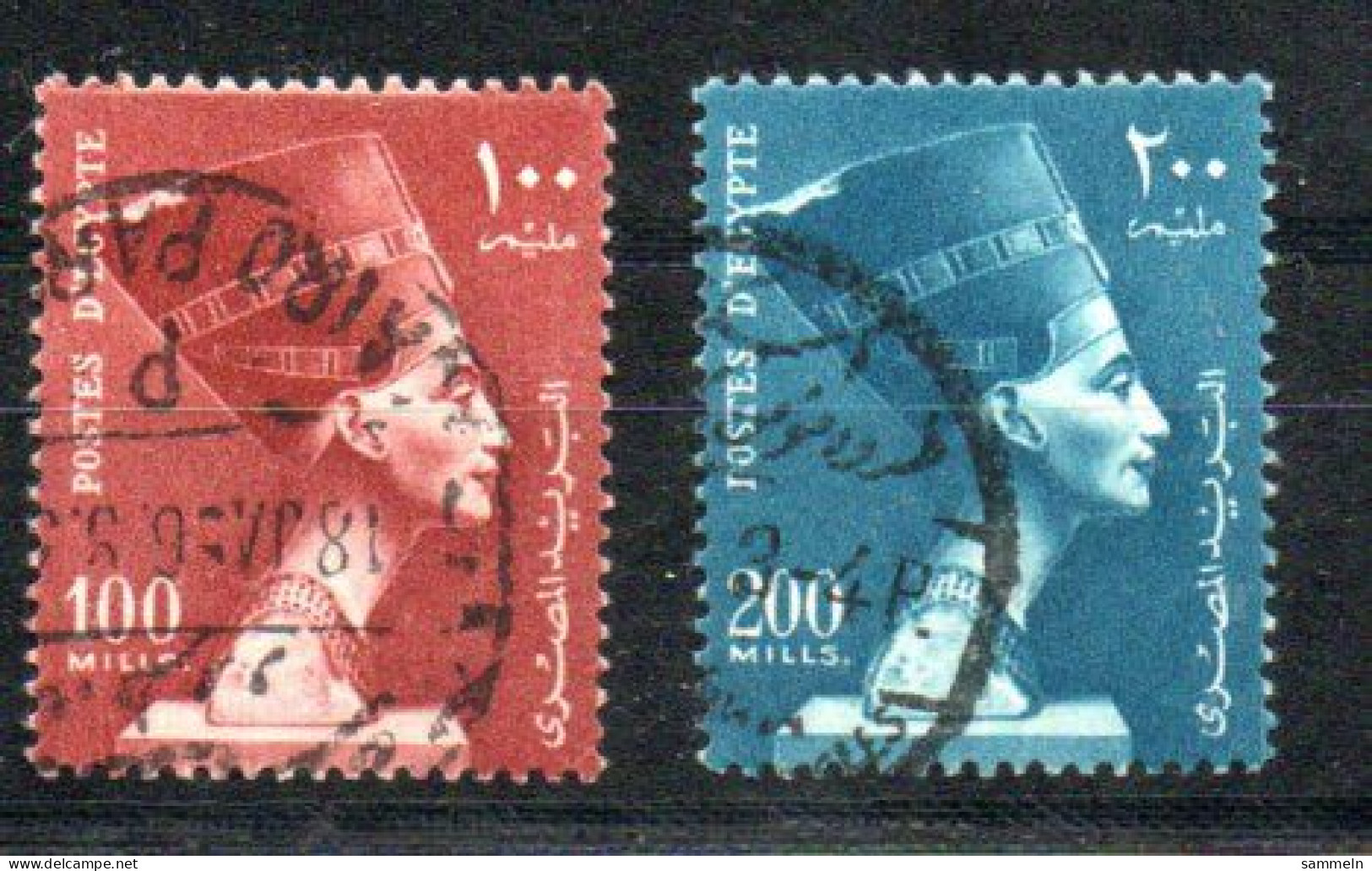 ÄGYPTEN 408 - 411 Canc Nofretete - EGYPT / EGYPTE - Used Stamps