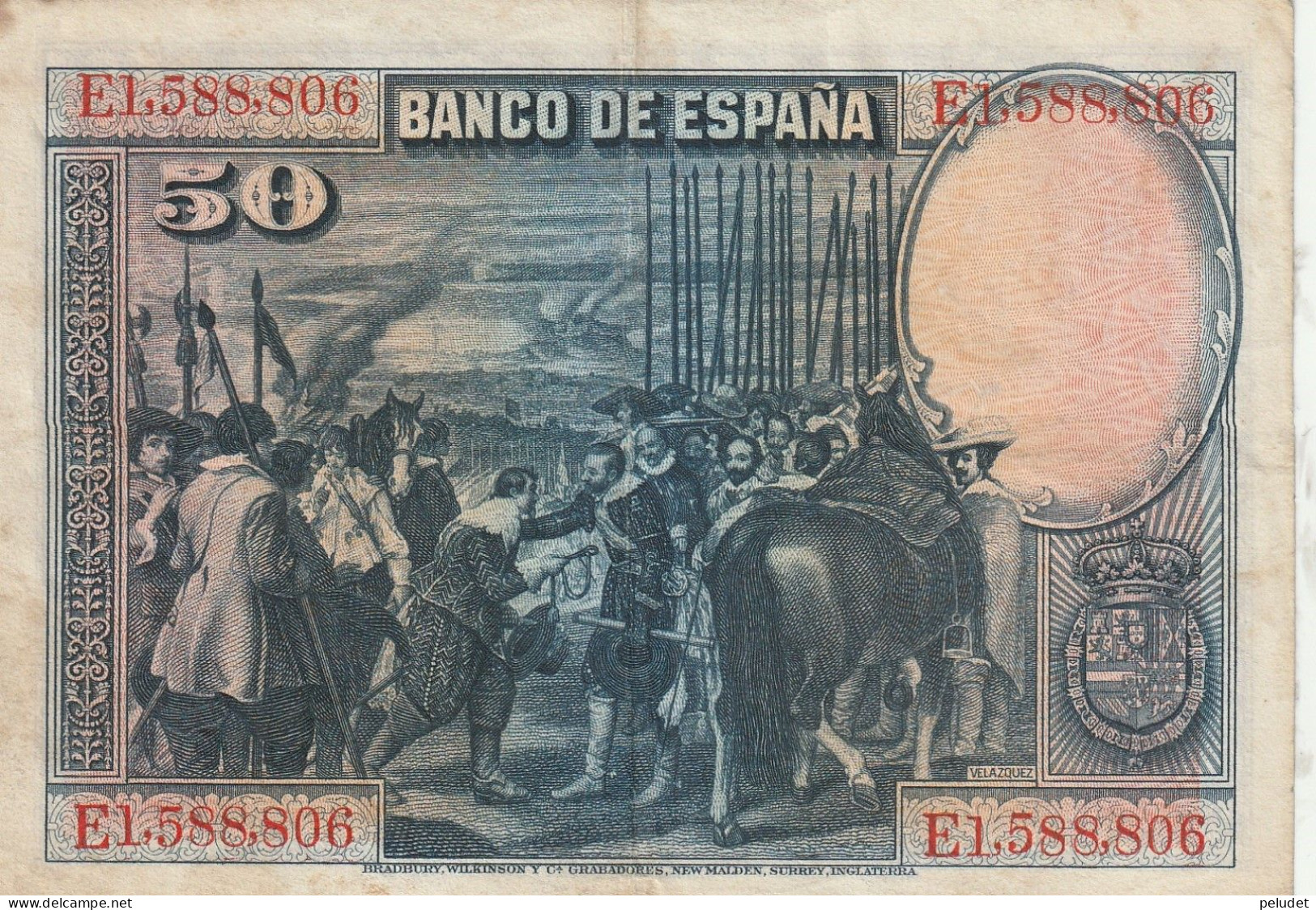 España Spain Espagne 50 PESESTAS 1928 - 50 Peseten