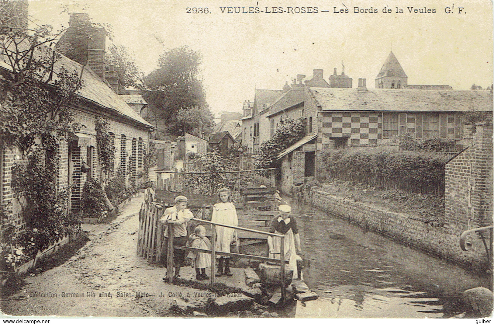 76 Veules Les Roses  Les Bords De La Veules  Lavoir Animation - Veules Les Roses