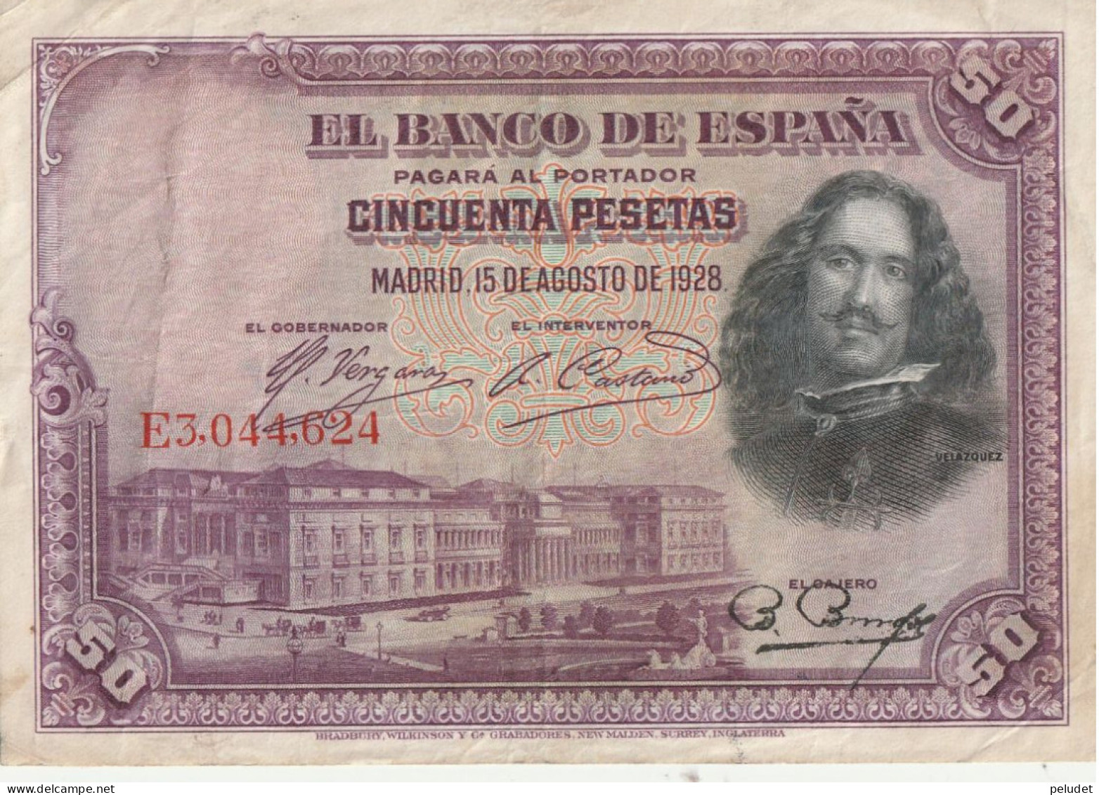 España Spain Espagne 50 PESESTAS 1928 - 50 Peseten