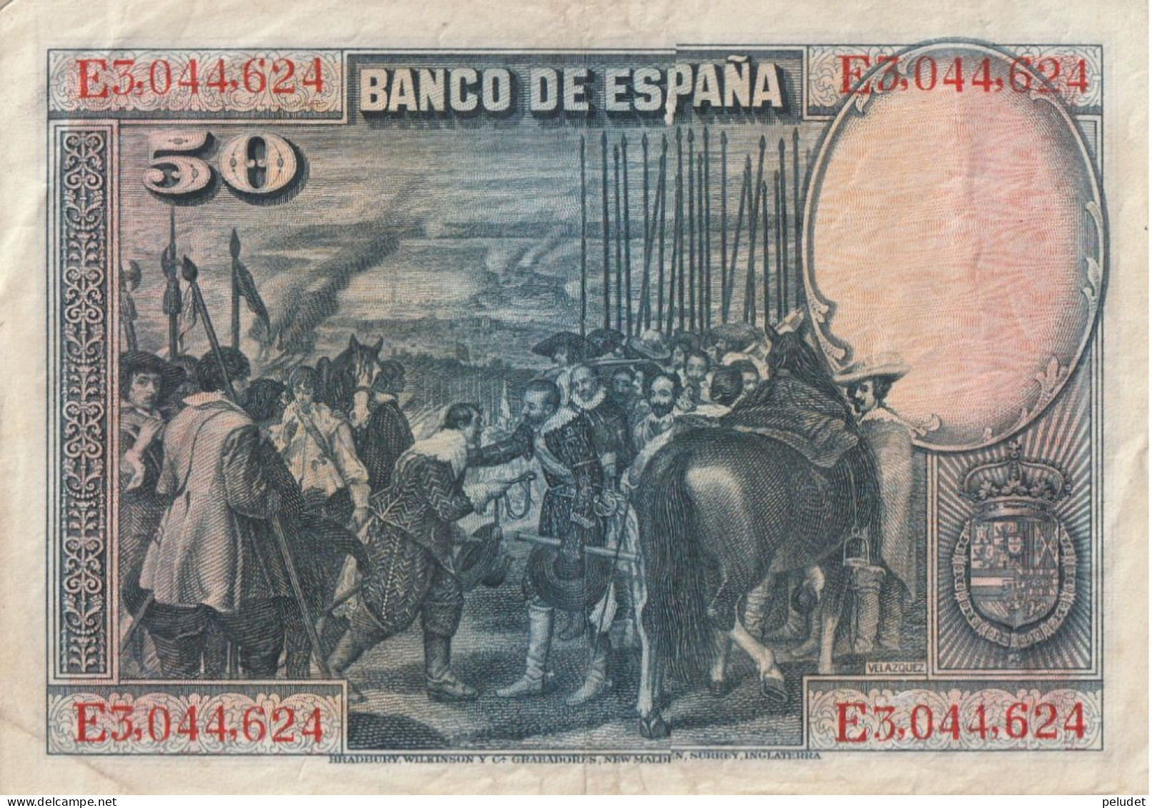 España Spain Espagne 50 PESESTAS 1928 - 50 Pesetas