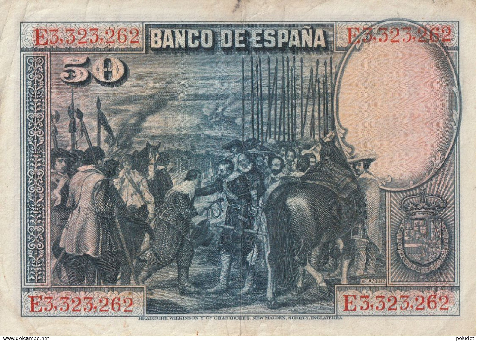 España Spain Espagne 50 PESESTAS 1928 - 50 Peseten