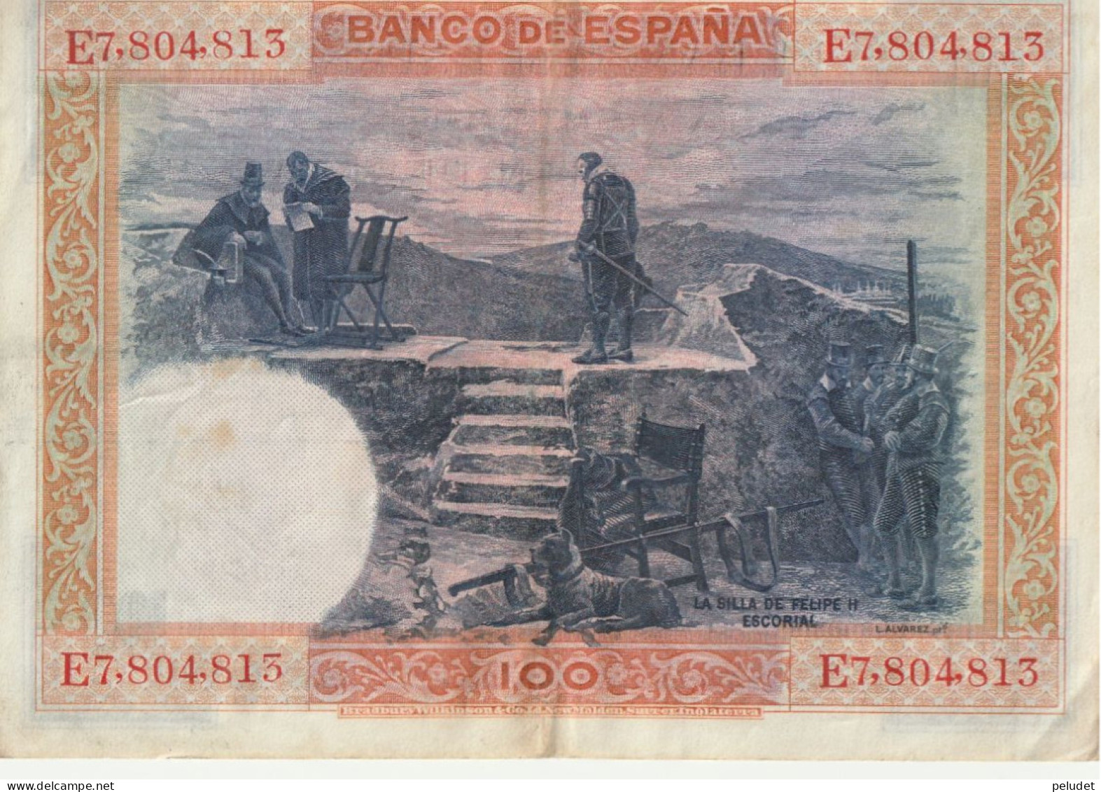 España Spain Espagne 100 PESESTAS 1925 - 50 Peseten