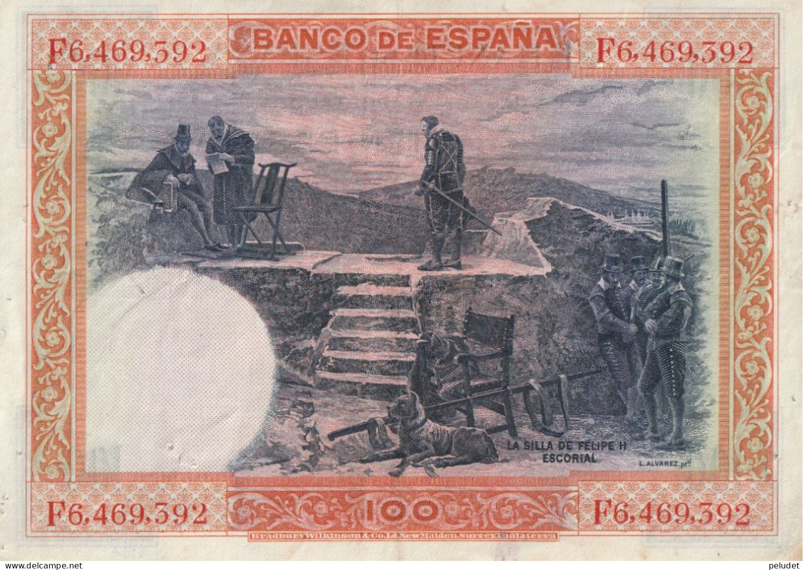 España Spain Espagne 100 PESESTAS 1925 - 50 Pesetas