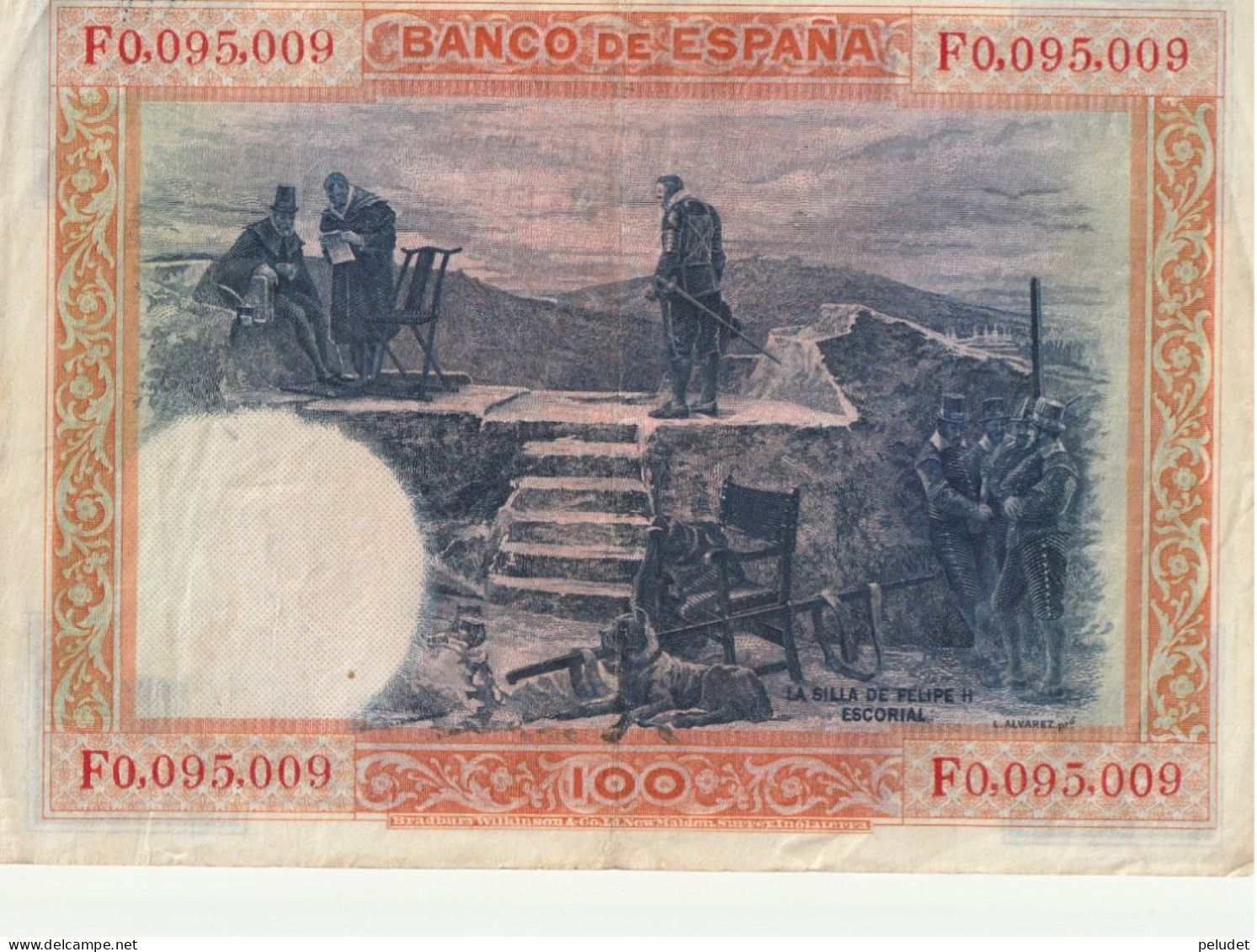 España Spain Espagne 100 PESESTAS 1925 - 50 Pesetas