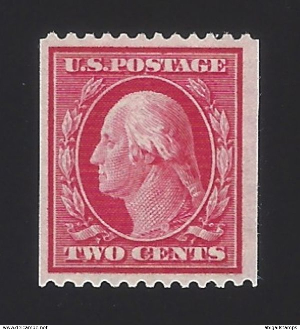 US #386 1910 Carmine Wmk 190 Perf 12 Horz Mint OG LH VF SCV $130 - Unused Stamps
