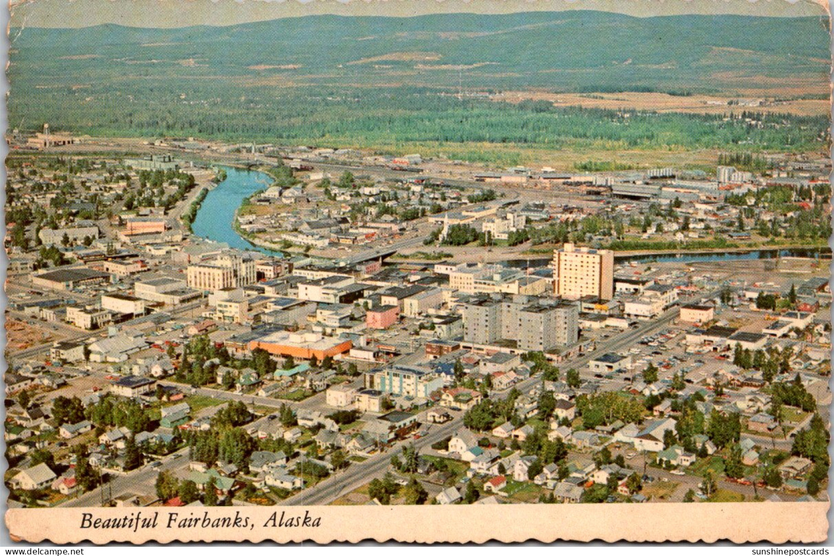 Alaska Fairbanks Aerial View - Fairbanks