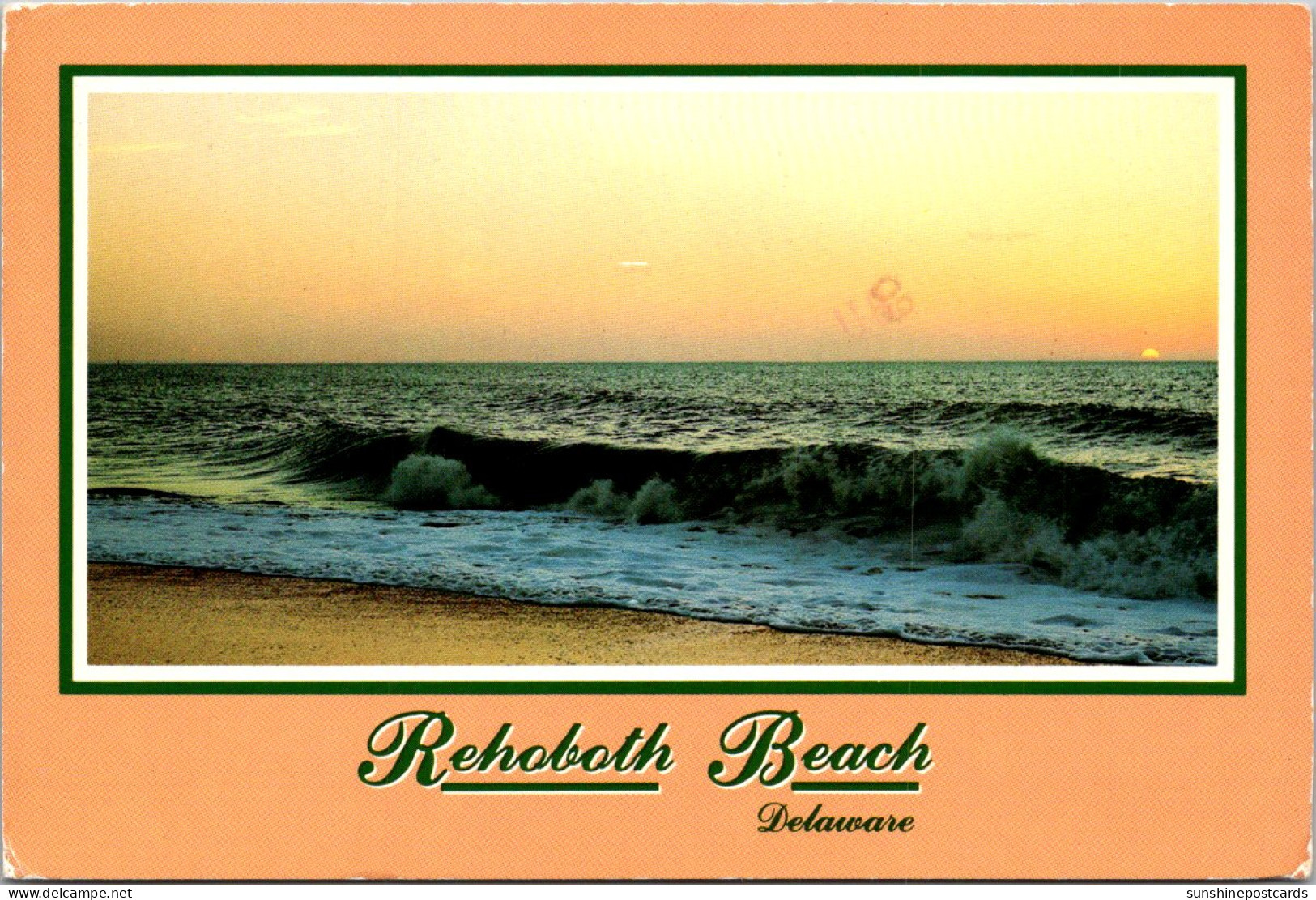 Delaware Rehoboth Beach At Sunrise 1986 - Other & Unclassified