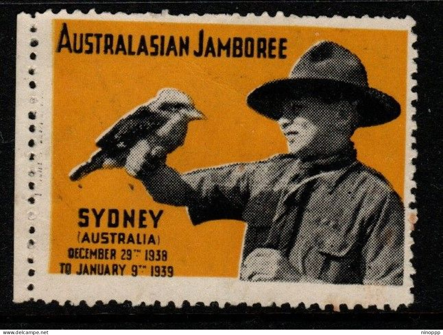 Australia 1938 Australasian Jamboree  Mint Sticker - Autres & Non Classés
