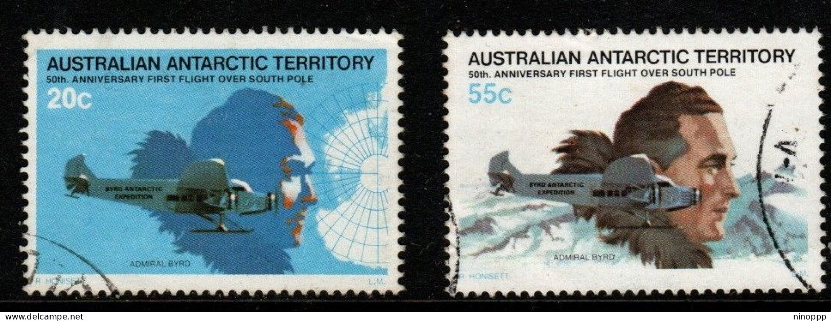 Australian Antarctic Territory  ASC 35-36  1979 First Flight ,used - Gebraucht