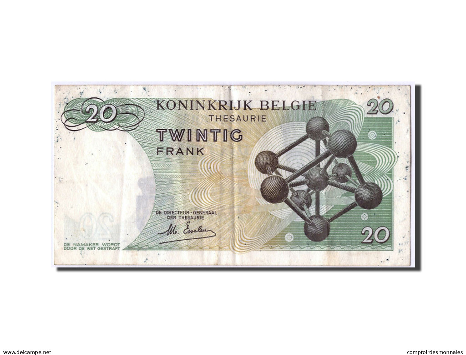 Billet, Belgique, 20 Francs, 1964, 1964-06-15, TB+ - 20 Francos