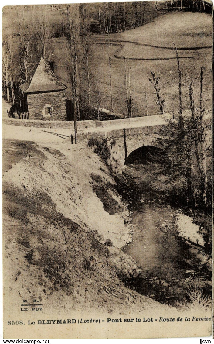 "/"48 - Lozère - Le Bleymard - Pont Sur Le Lot - Route De La Remise - Le Bleymard