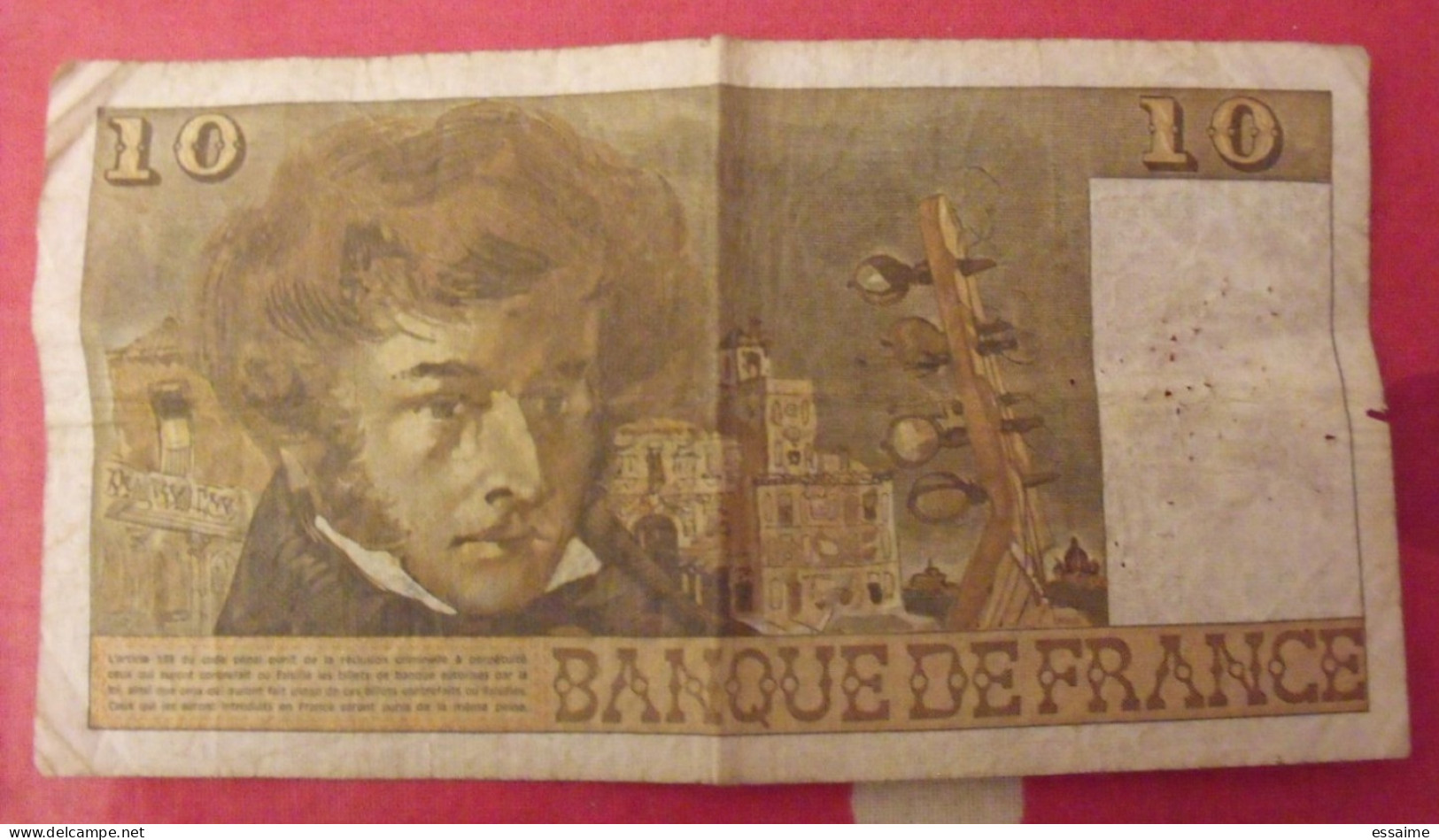 France. 10 Dix Francs Berlioz. Bon état D'usage. Y.159. 6-3-1975 - 10 F 1972-1978 ''Berlioz''