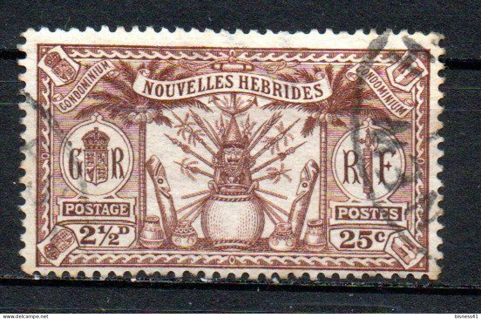 Col33 Colonie Nouvelles Hébrides N° 83 Oblitéré Cote : 1,25 € - Usados