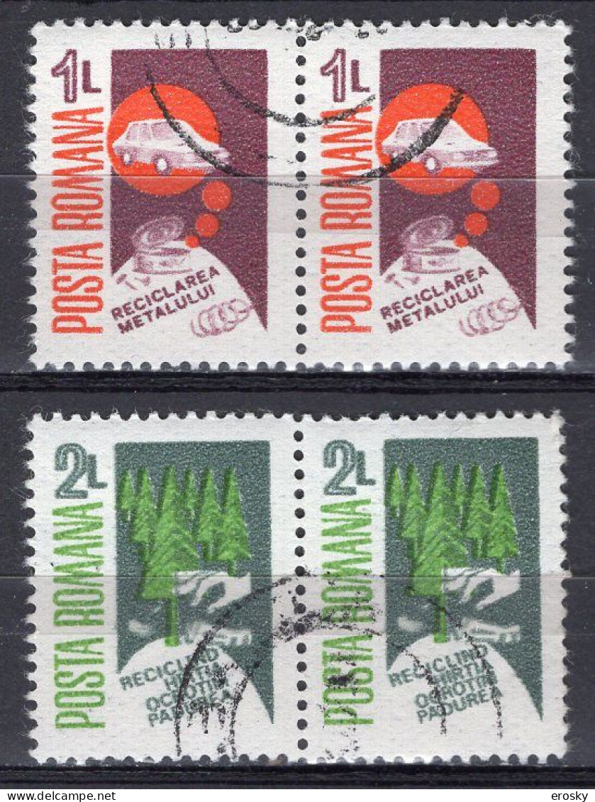 S1507 - ROMANIA ROUMANIE Yv N°3724/25 - Gebraucht