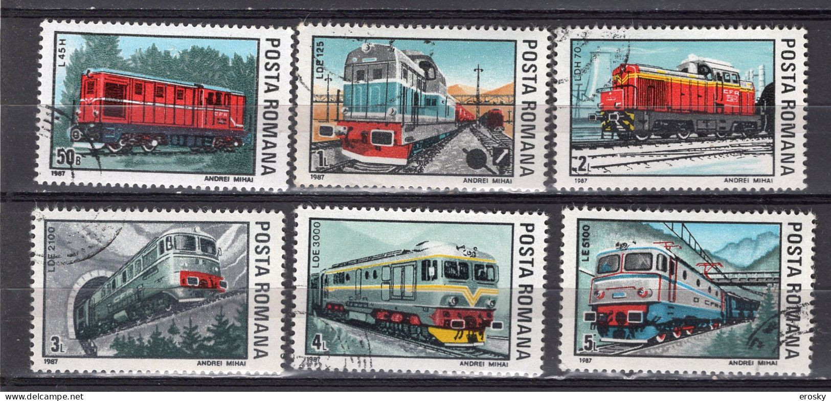 S1531 - ROMANIA ROUMANIE Yv N°3756/61 - Gebruikt