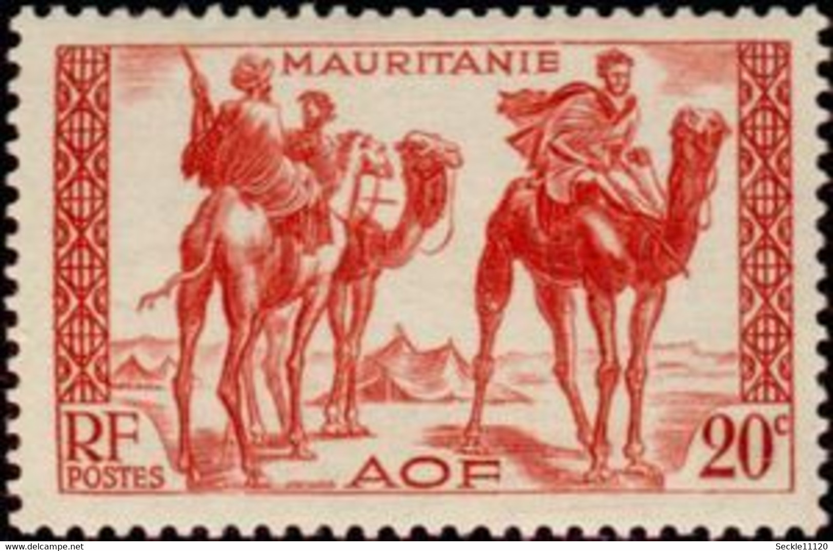 Mauritanie Mauritania - 1938 - 73 / 94 + 76a - Nomades Bédouins - MH