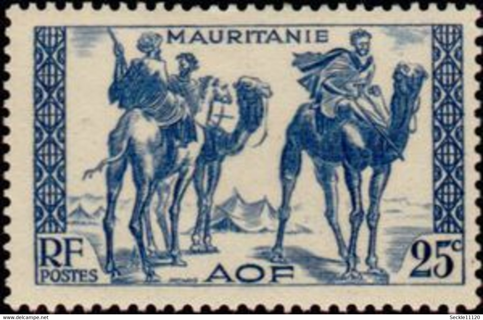 Mauritanie Mauritania - 1938 - 73 / 94 + 76a - Nomades Bédouins - MH