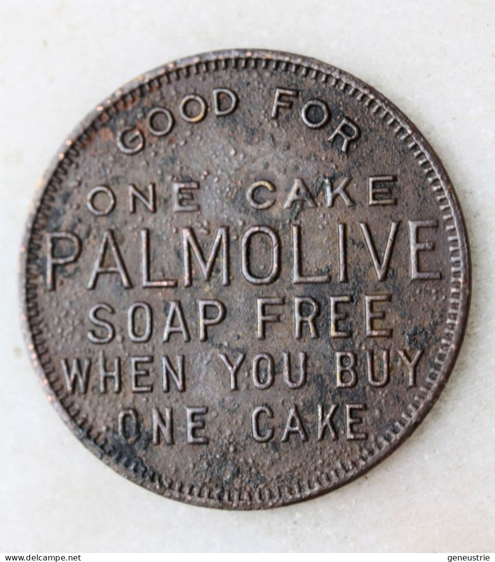 Monnaie De Nécessité Etats-Unis "Good For One Cake Palmolive Soap Free ... / Berkeley (San Francisco) Trade Token - Monétaires/De Nécessité