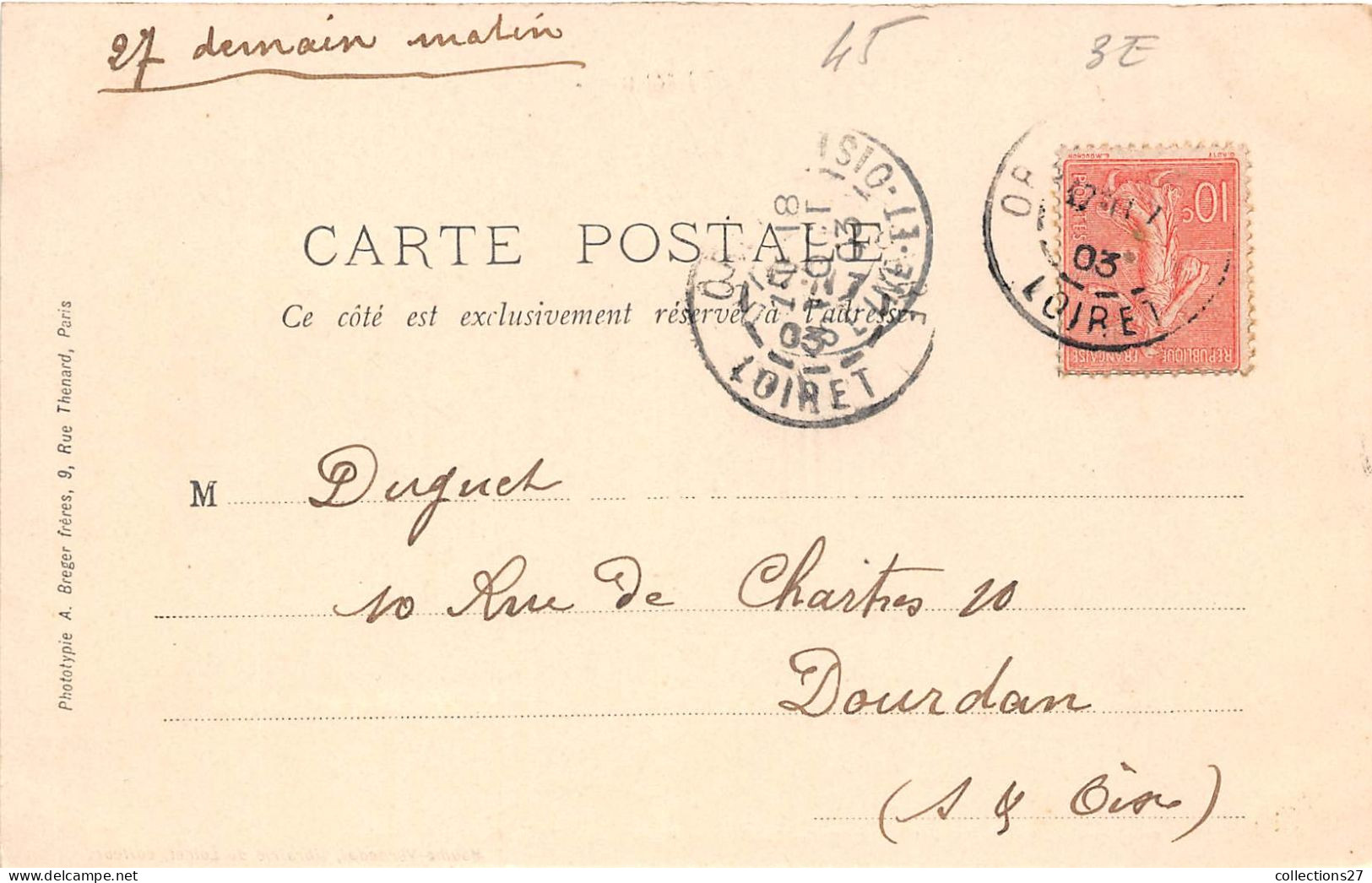 LOT DE 210 CARTES POSTALES ANCIENNES ORLEANS-  ( QUELQUES EXEMPLES ) - 500 Karten Min.