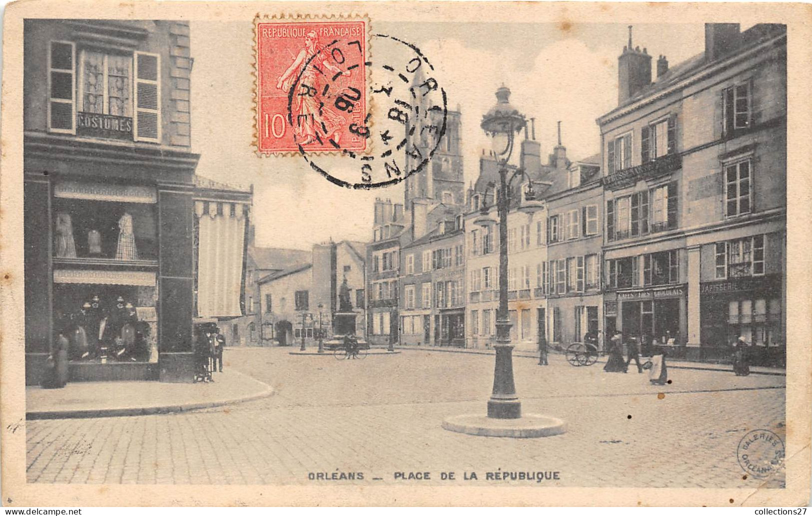 LOT DE 210 CARTES POSTALES ANCIENNES ORLEANS-  ( QUELQUES EXEMPLES )