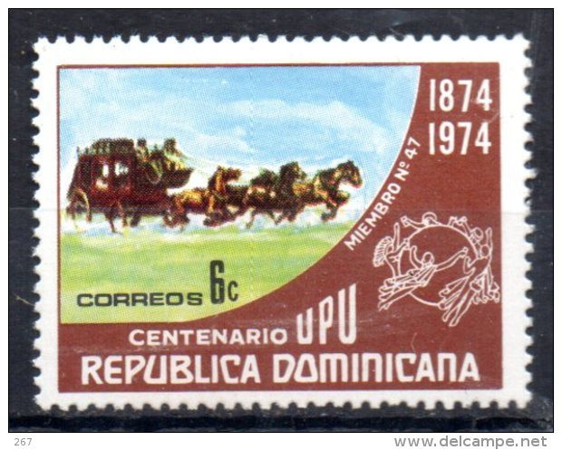 DOMINICAINE  N° 755 * *    Upu   Diligences Cheval - Diligences