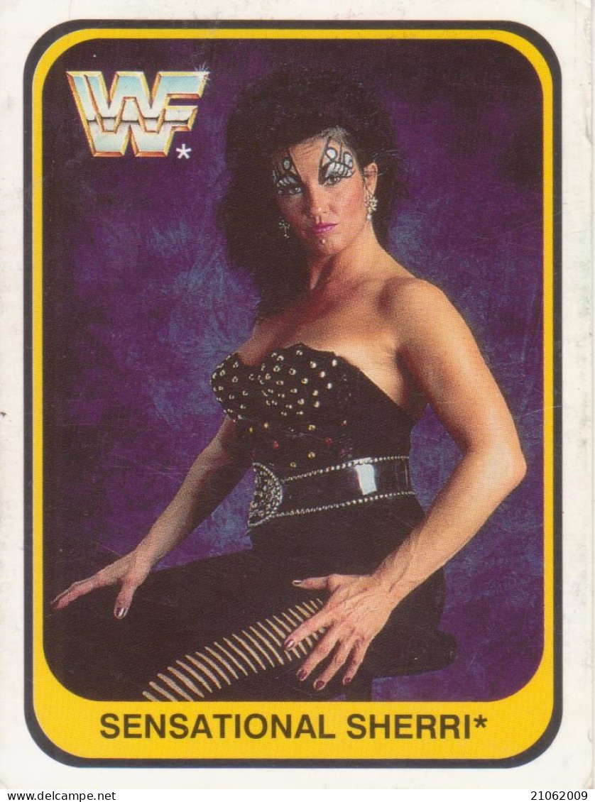 62/150 SENSATIONAL SHERRI - WRESTLING WF 1991 MERLIN TRADING CARD - Trading-Karten