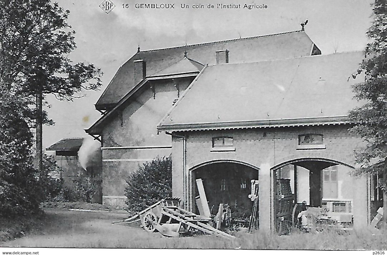 BELGIQUE - GEMBLOUX -  1910 -  UN COIN DE L INSTITUT AGRICOLE -  VOIR LE VERSO - Gembloux
