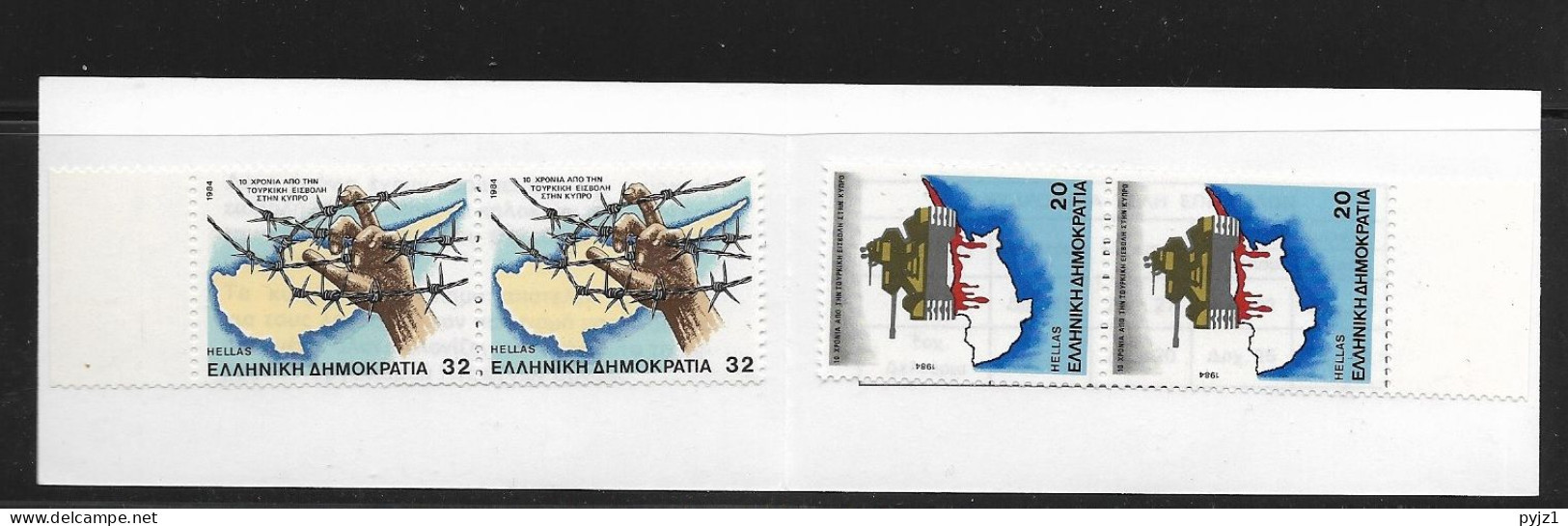 1984 MNH Greece Cyprus Postfris** - Carnets