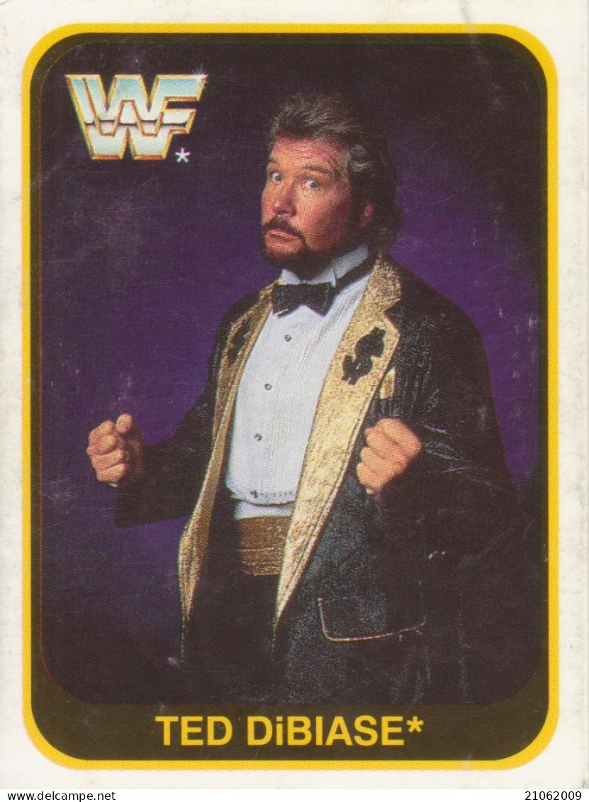 91/150 TED DIBIASE - WRESTLING WF 1991 MERLIN TRADING CARD - Trading Cards