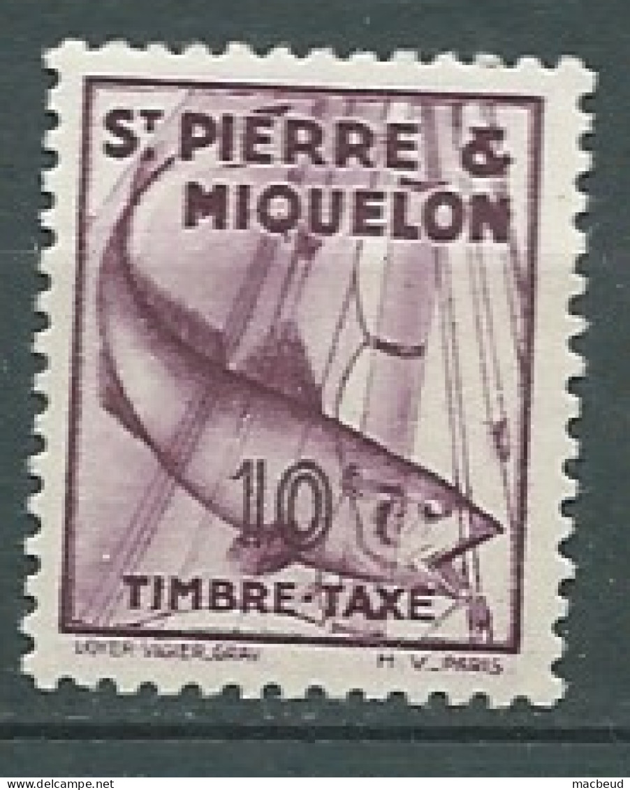 Saint Pierre Et Miquelon  - Yvert N°33  **  - Pa 25332 - Timbres-taxe