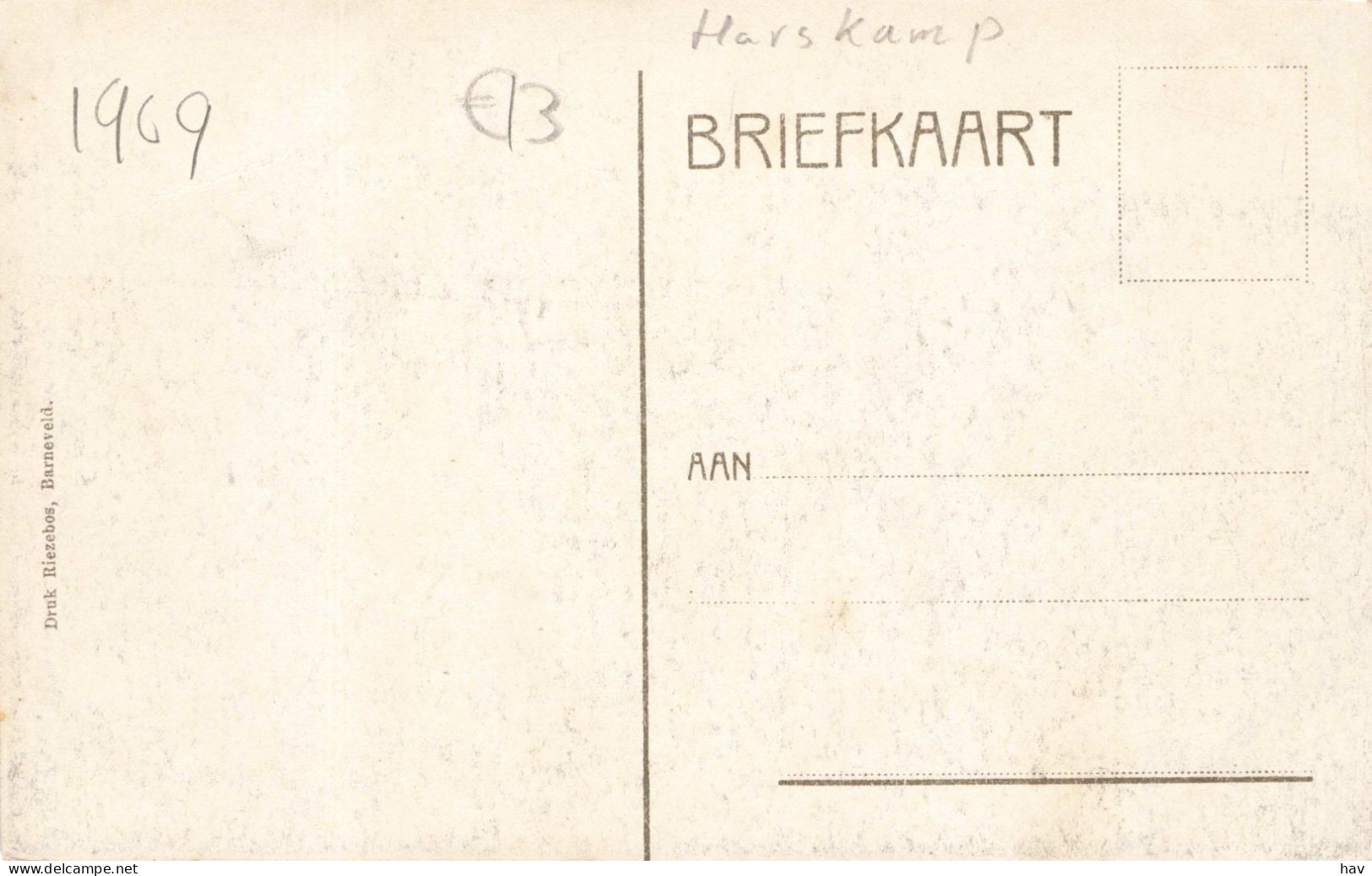 Barneveld Gezicht Op De Kampstraat Militairen 1909 - Barneveld