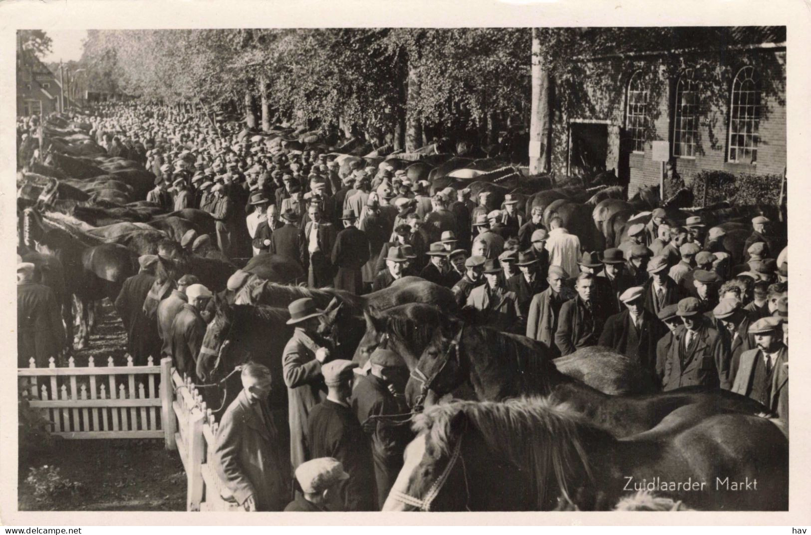 Zuidlaren Paardenmarkt 1912 - Zuidlaren