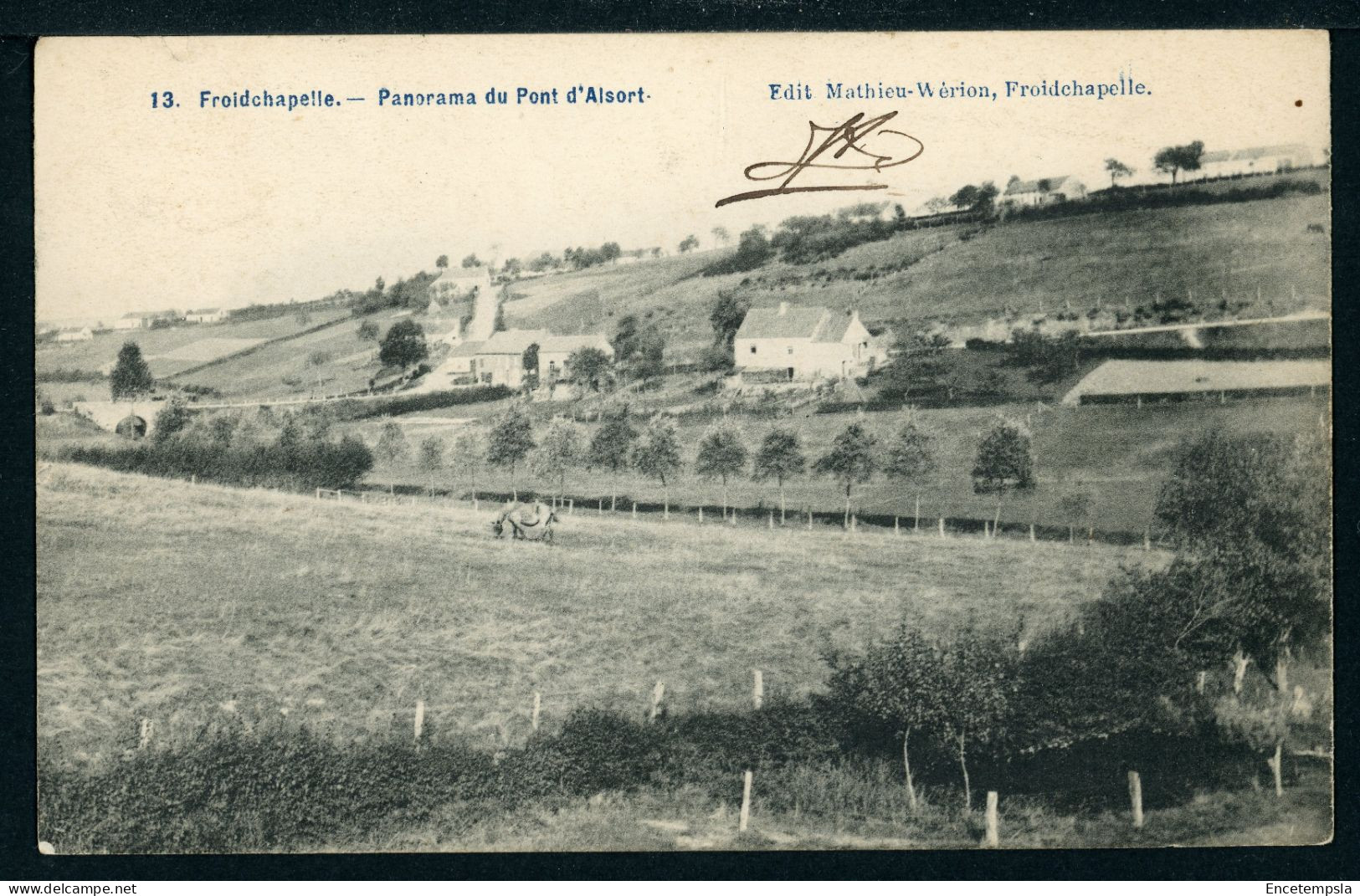 CPA - Carte Postale - Belgique - Froidchapelle - Panorama Du Pont D'Alsort - 1908  (CP22619OK) - Froidchapelle