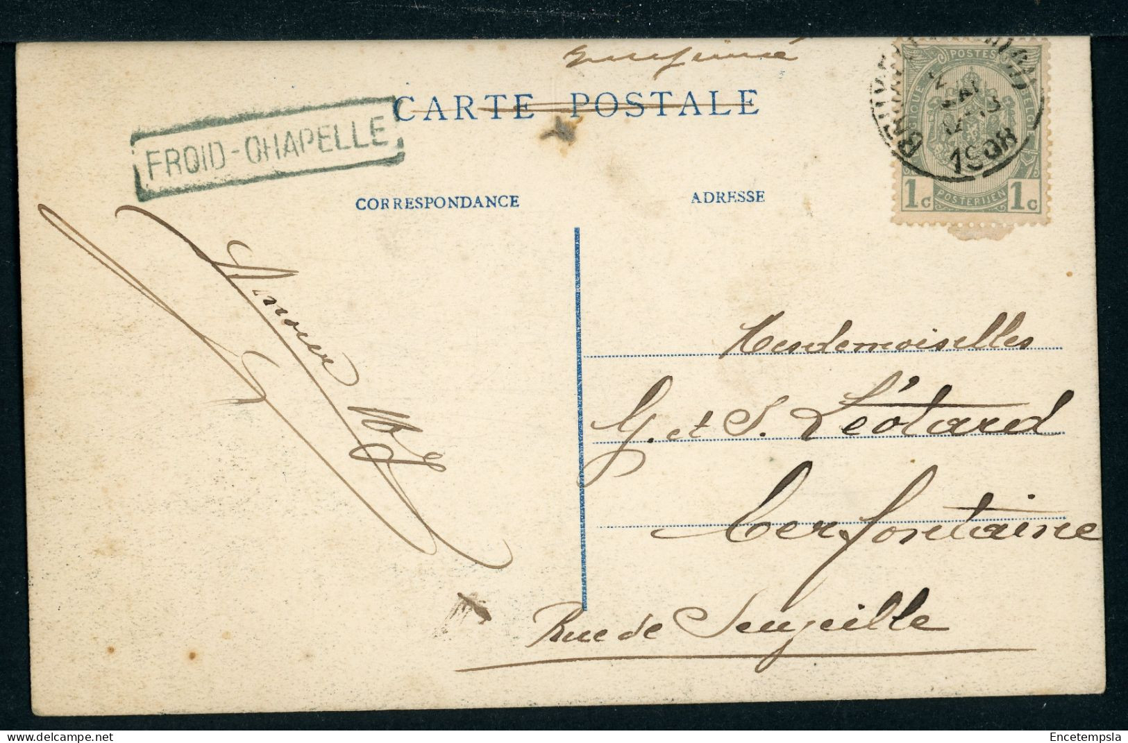 CPA - Carte Postale - Belgique - Froidchapelle - Panorama Du Pont D'Alsort - 1908  (CP22619OK) - Froidchapelle