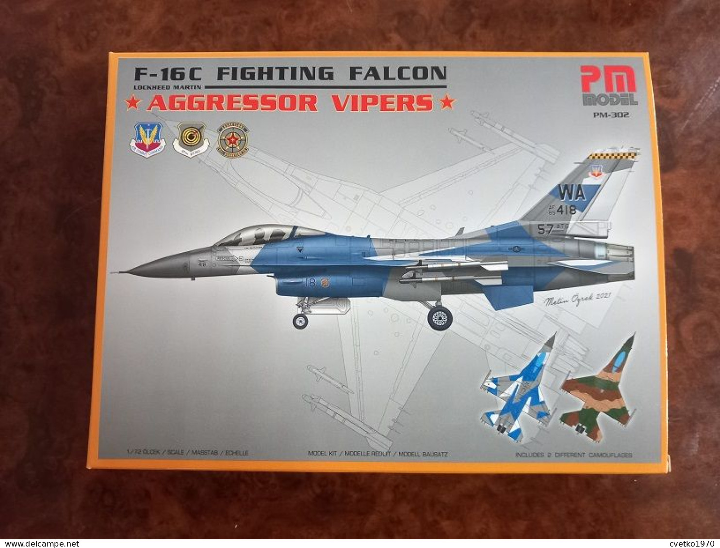 F-16C Fighting Falcon-Aggressor Vipers, 1/72, PM Model - Airplanes & Helicopters