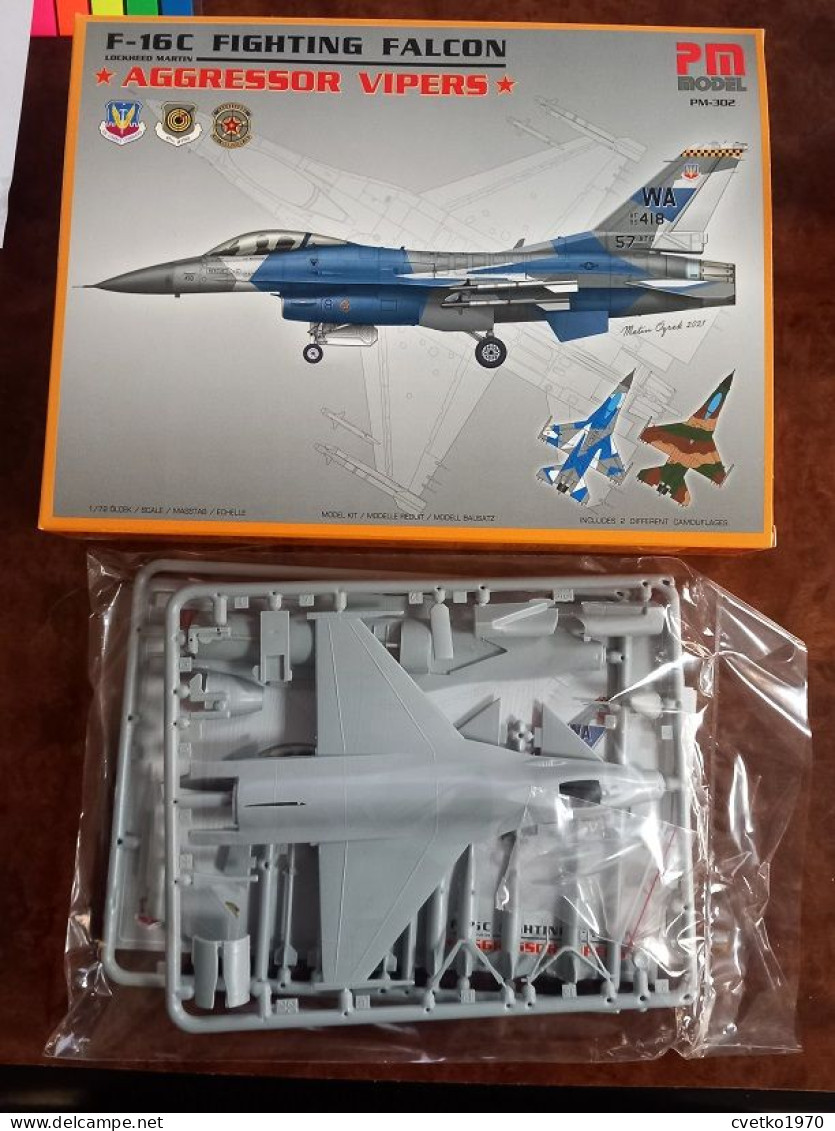 F-16C Fighting Falcon-Aggressor Vipers, 1/72, PM Model - Airplanes & Helicopters