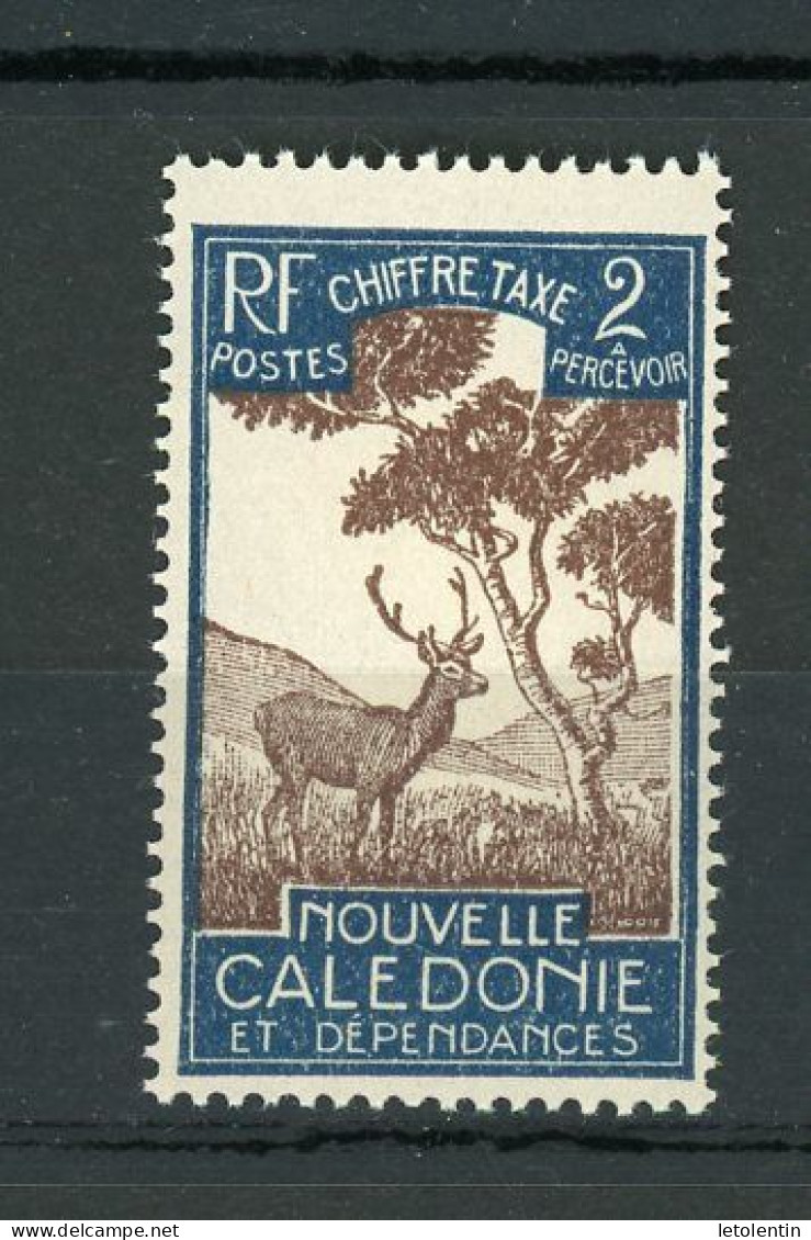 NOUVELLE-CALEDONIE RF - T.TAXE - N°Yt 26** - Portomarken