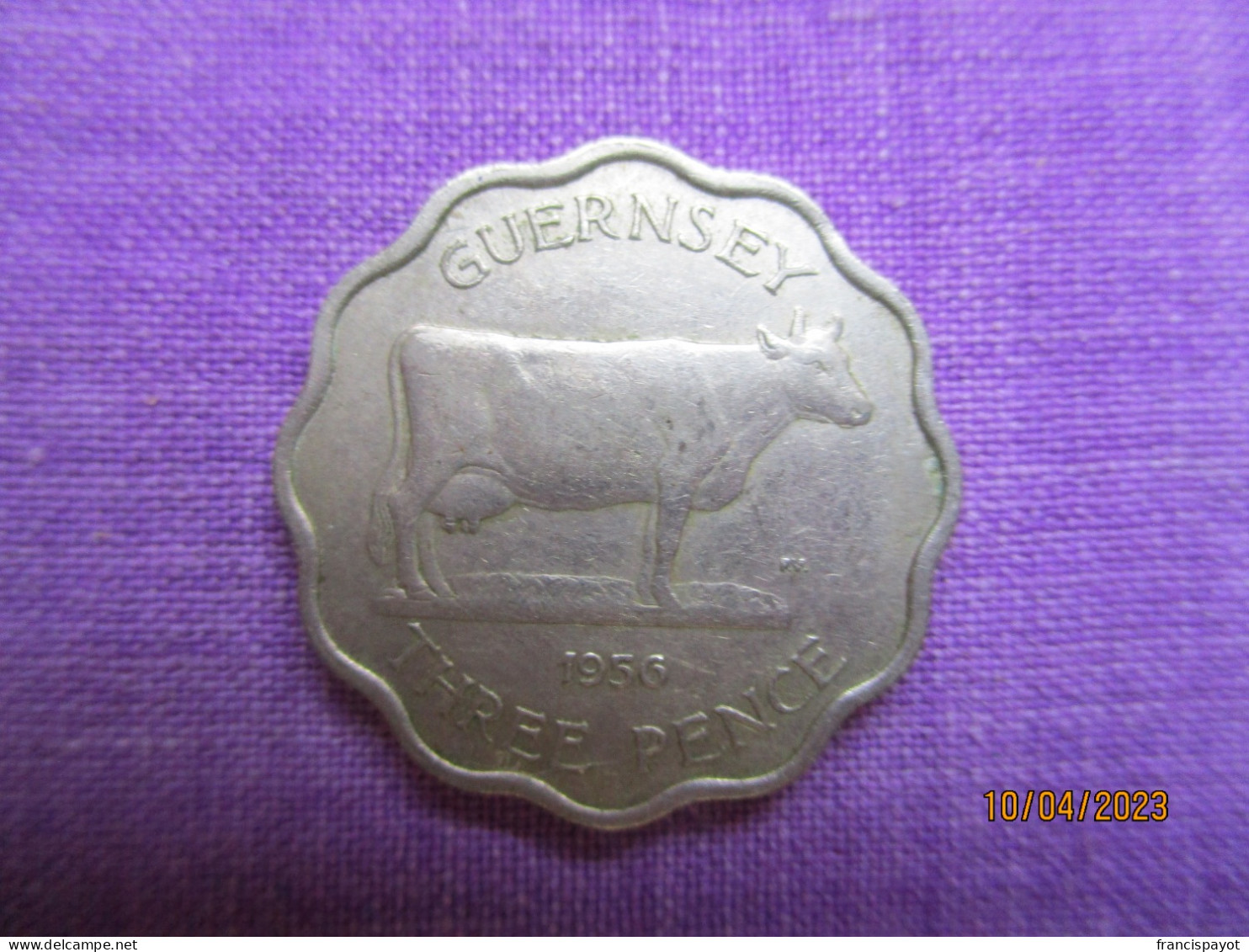 Guernsey: 3 Pence 1956 - Guernesey