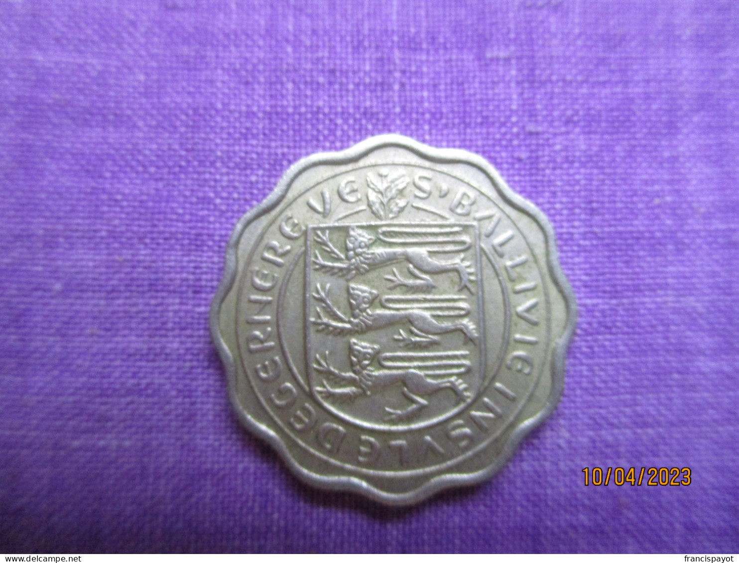 Guernsey: 3 Pence 1956 - Guernesey