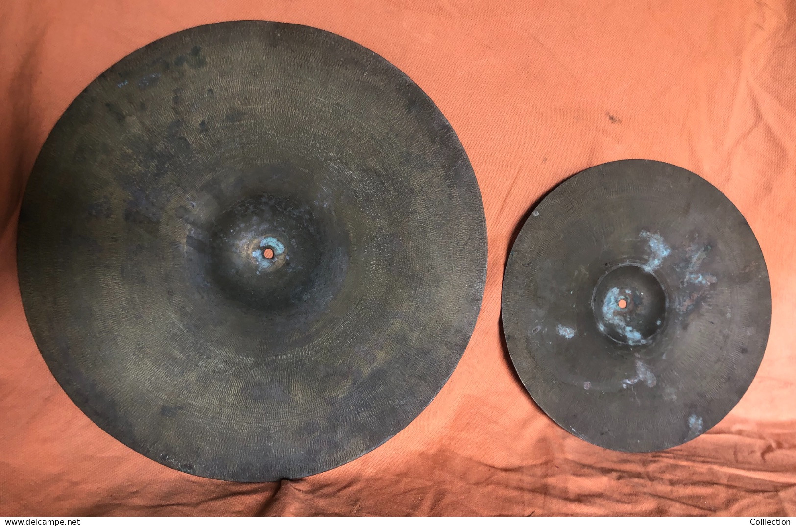 Musique Instrument Cymbales Anciennes 30&22cm - Instruments De Musique