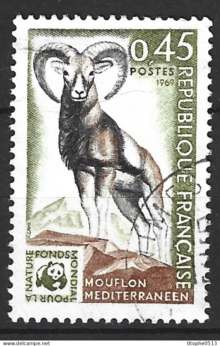 FRANCE. N°1613 De 1969 Oblitéré. WWF Mouflon. - Usados