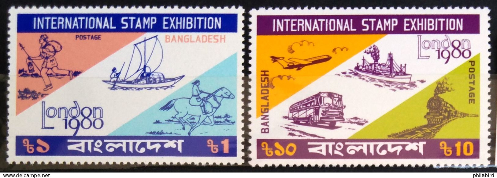 BANGLADESH                       N° 142/143                     NEUF** - Bangladesch