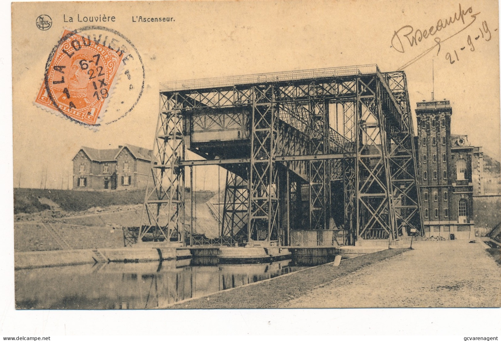 LA LOUVIERE    L'ASCENSEUR     2 SCANS - La Louvière