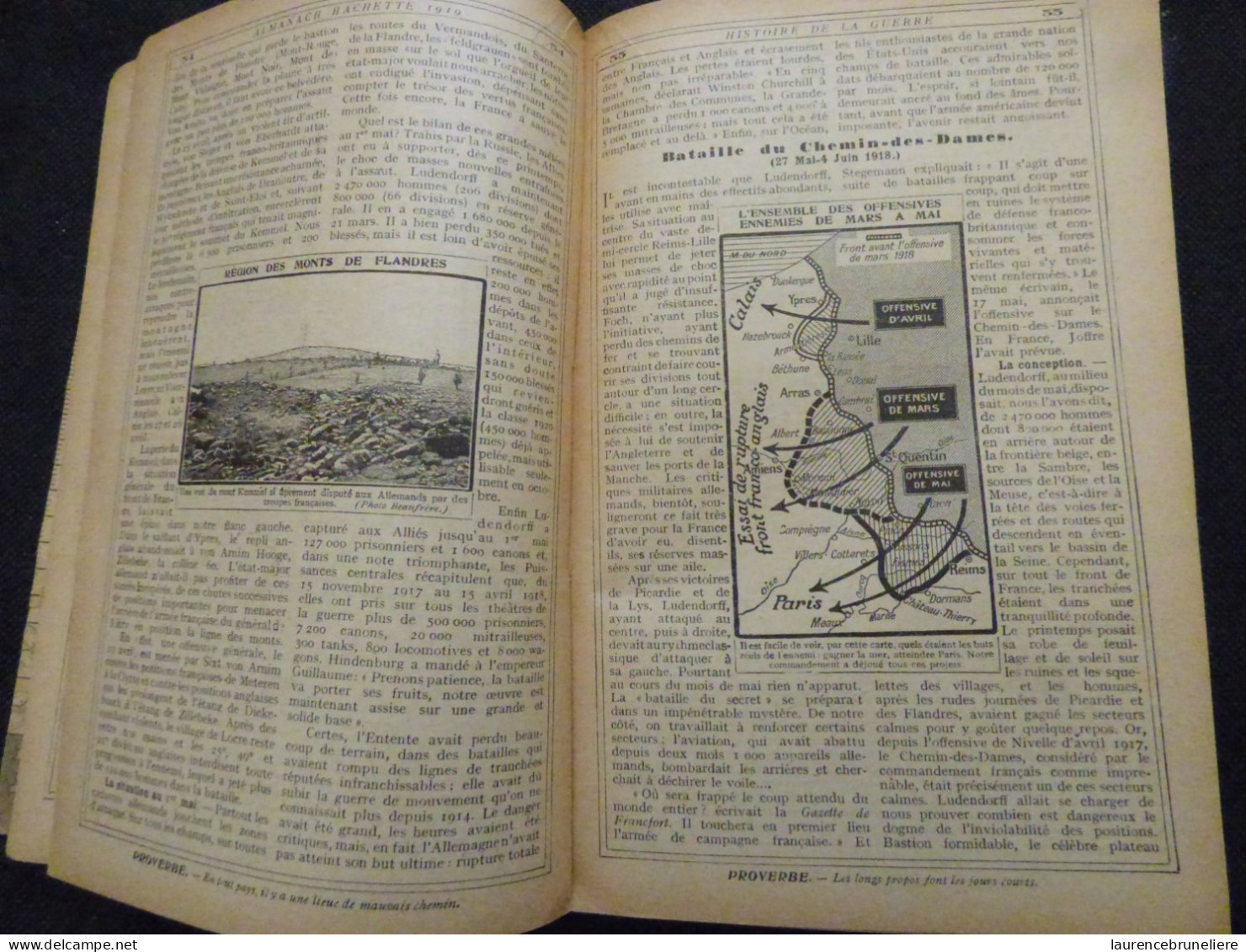 ALMANACH HACHETTE DE LA VIE PRATIQUE  1919 - Encyclopedieën