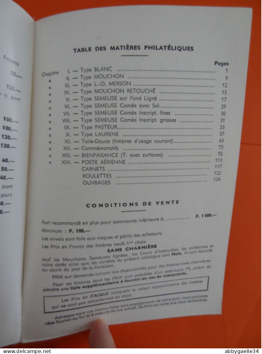 France Spécialisé BERCK 1969 + Catalogue De Georges Monteaux France Spécialisée De 1985 Voir Tables Des Matières - France