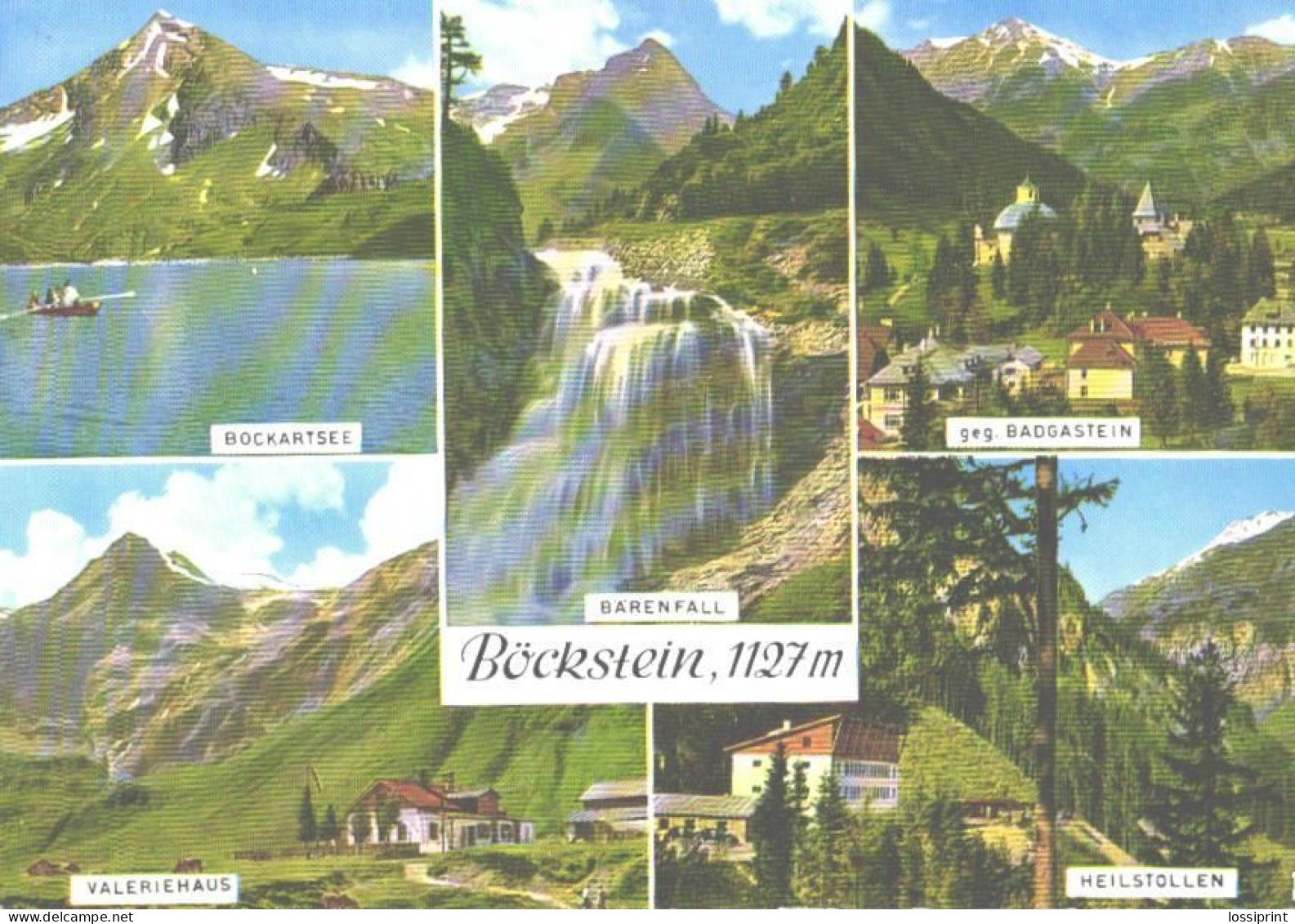 Austria:Böckstein, Bären Waterfall. Bockartsee, Baggastein, Views - Böckstein